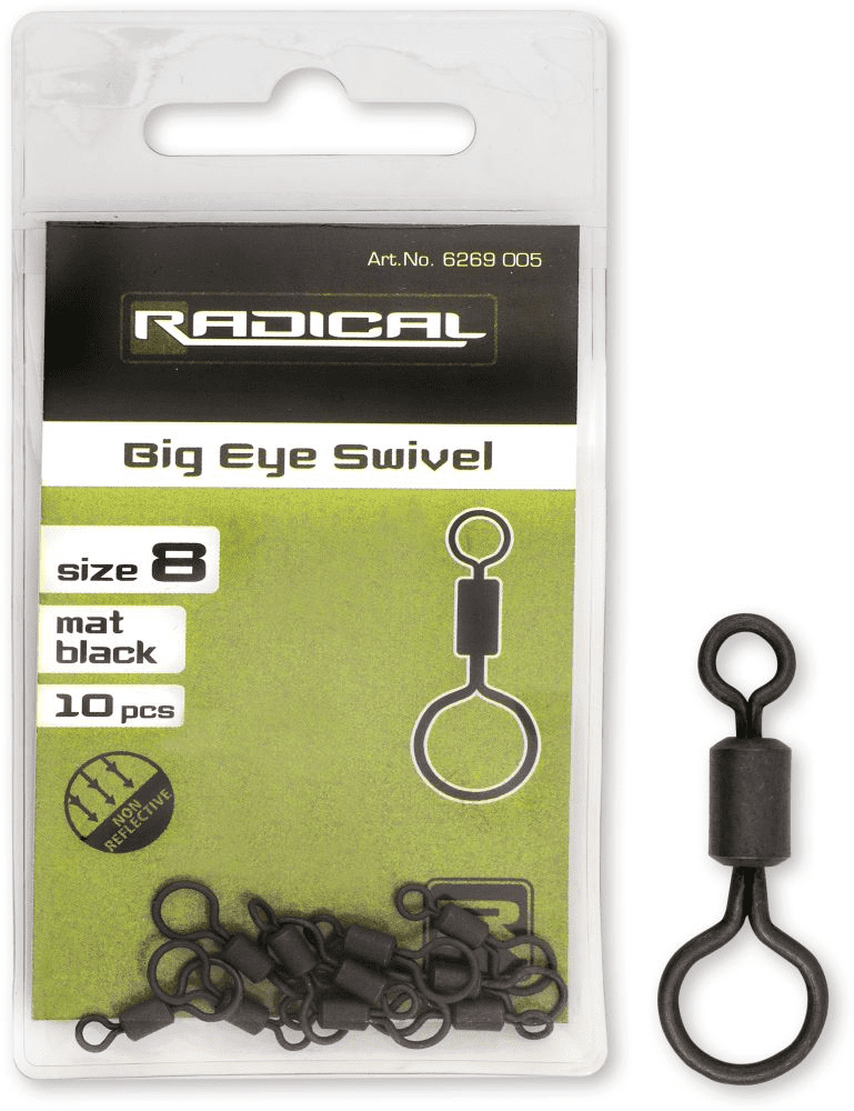 Radical Wirbel Big Öhr Mat Black Non Reflective 10 Stück 1 Radical Wirbel Big Öhr Mat Black Non Reflective 10 Stück