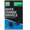 Preston Quick Change Swivels Medium 8 Stück