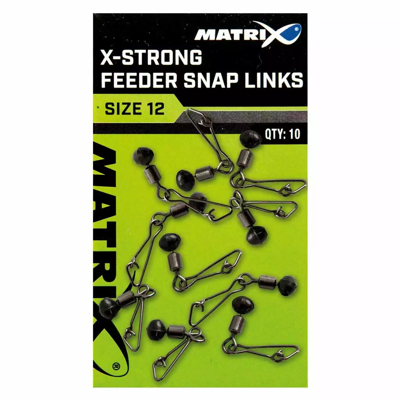 Fox Matrix X-Strong Feeder Bead Snap Link Size 12 1 Fox Matrix X-Strong Feeder Bead Snap Link Size 12