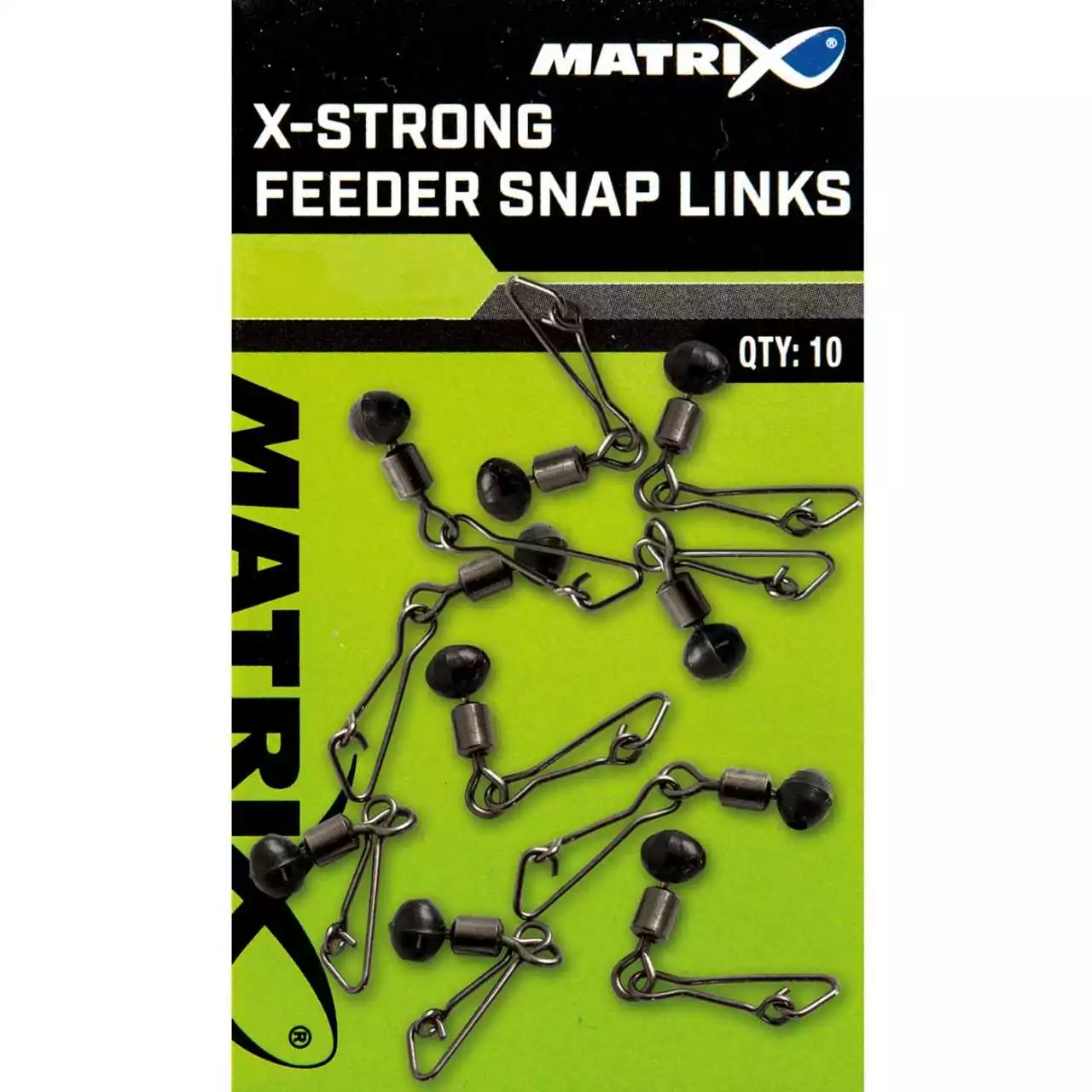 Fox Matrix X-Strong Feeder Snap Links Size 10 1 Fox Matrix X-Strong Feeder Snap Links Size 10
