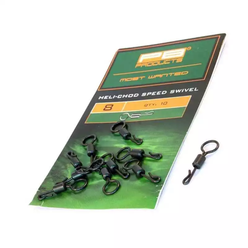 PB Products Heli-Chod Speed Swivel 10 Stück 1 PB Products Heli-Chod Speed Swivel 10 Stück