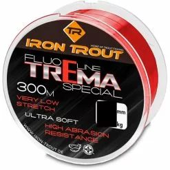 Iron Trout Trema Special 0,22 Mm 4,10 Kg 300 Meter Fluo Red