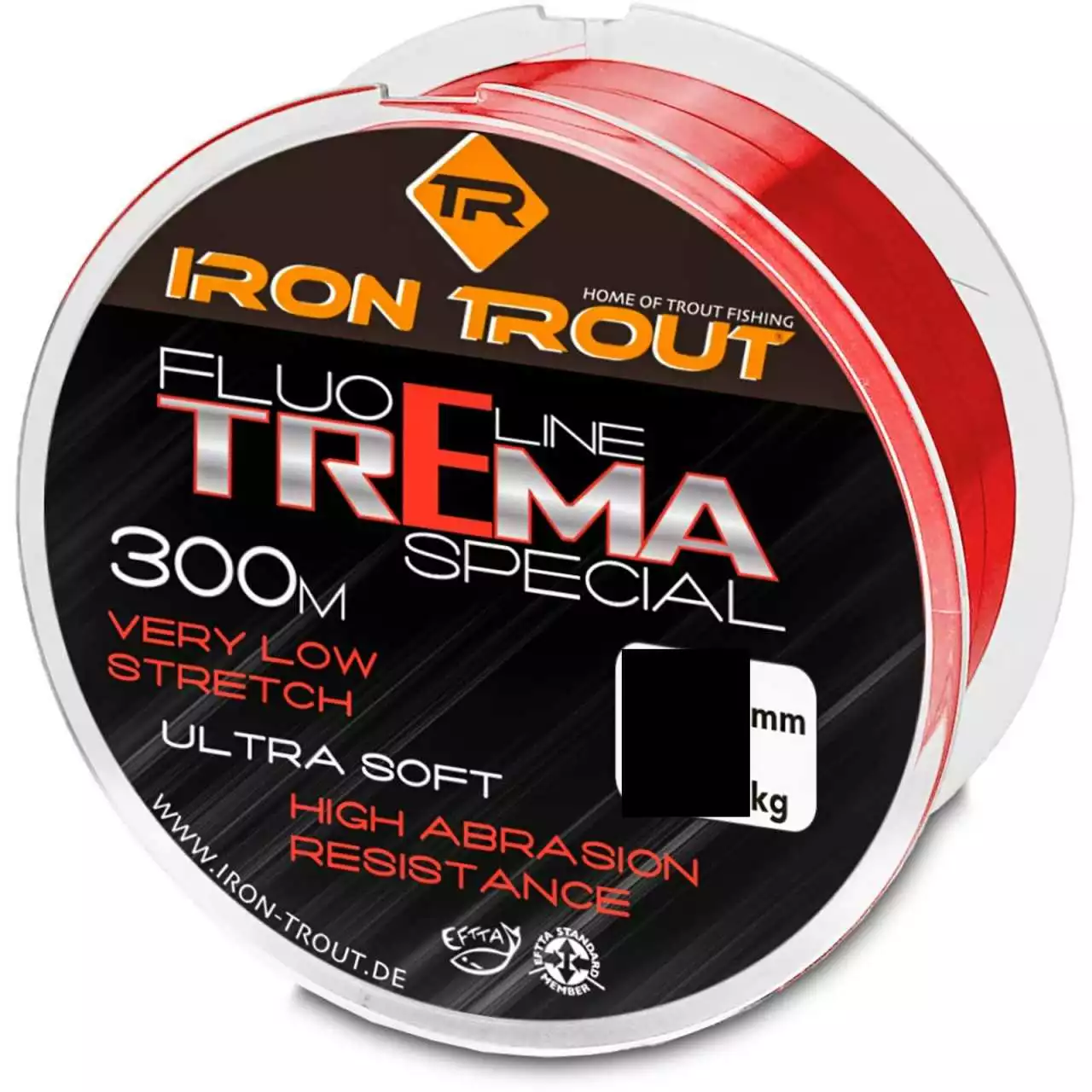 Iron Trout Trema Special 0,22 Mm 4,10 Kg 300 Meter Fluo Red 1 Iron Trout Trema Special 0,22 Mm 4,10 Kg 300 Meter Fluo Red